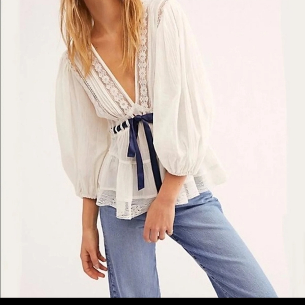Free people ribbon top